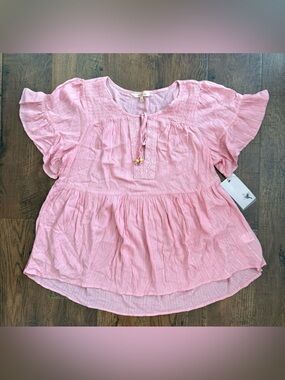 CULT OF DESIGN boho top, size M, NWT
